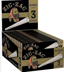 ZIG ZAG - King Sized Ultra Thin Cones 3Pk