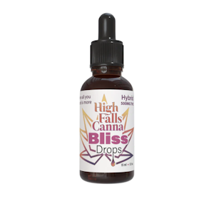 HIGH FALLS CANNA - Bliss Drops 500mg Tincture | High Falls Canna