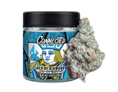 CONNECTED CANNABIS CO - 2 FOR $90 Mix & Match - Jack of Diamonds - 3.5g (Connected)