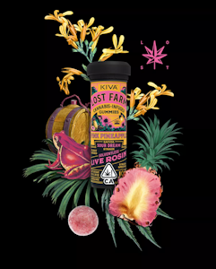 LOST FARM - Lost Farm - Pink Pineapple x Sour Dream - 100mg Solventless Live Rosin Gummies - 10pk