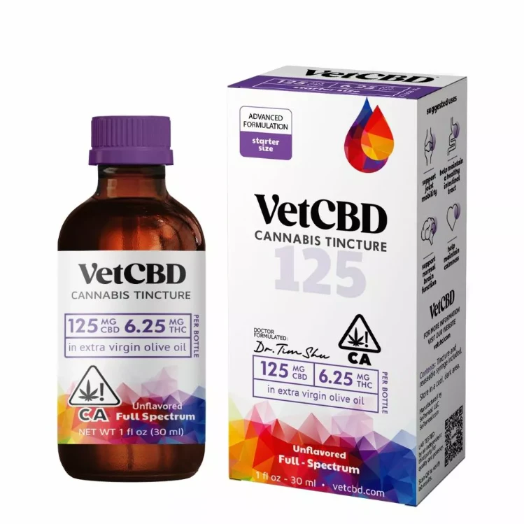 VETCBD - VetCBD - 20:1 125mg - 30ml - CBD Tincture Main Image