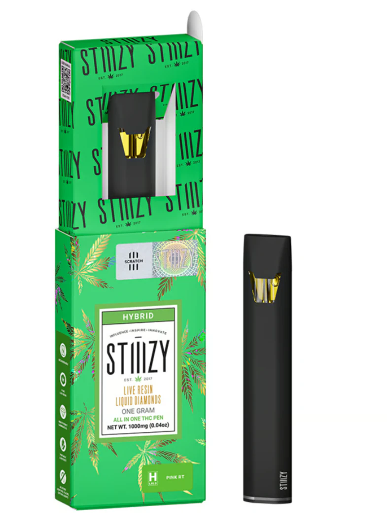 STIIIZY - STIIIZY | Disposable | Live Resin Liquid Diamonds AIO - Pink Runtz | 1G Main Image