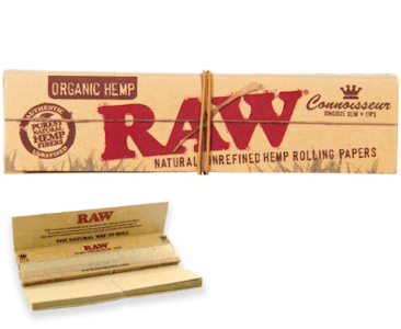 GRAV - Raw | Classic King Size Connoisseur + Tips | 32-pack