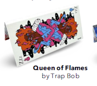 ZZZ's "Queen Of Flames" King Size + Tips Rolling Papers