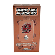 Cali Banger | Strawnana OG | Diamond Sauce All-In-One Vape | 1g