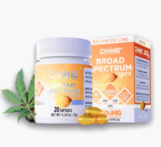 DIME INDUSTRIES - DIME 1:1:1 THCV Morning Balanced Capsules 20ct