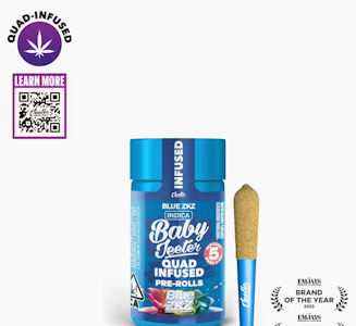 JEETER - JEETER 2.5G Blue ZKZ Quad Infused Baby Jeeter 5pk