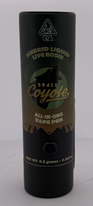 SPACE COYOTE - Space Coyote - Rainbow Dots - 0.5g Liquid Live Rosin All-in-One - Final Sale