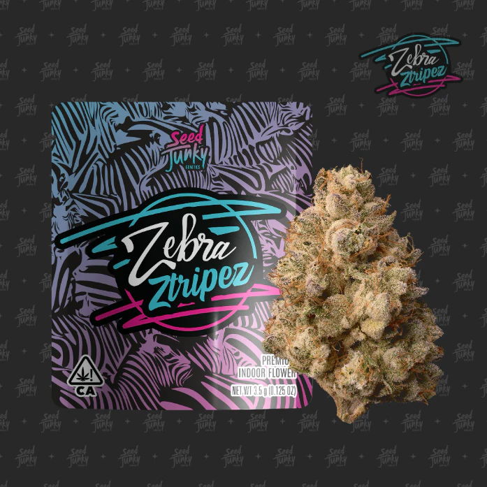 Seed Junky Genetics Michigan - Seed Junky Genetics - 3.5g - Zebra Ztripez  Main Image