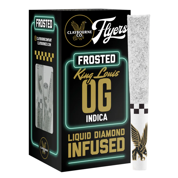 Claybourne Co. - Claybourne Co. - 5pk Flyers Frosted Prerolls - King Louis OG Main Image