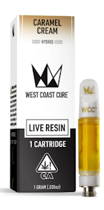 WEST COAST CURE - West Coast Cure - Caramel Apple - 1g Live Resin Cartrige