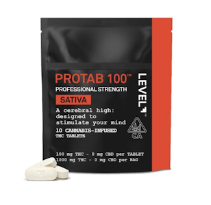 LEVEL - Sativa - Protab - 10pk - 1000mg