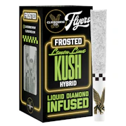 Claybourne Co. - 5pk Flyers Frosted Prerolls - Lemon Lime Kush