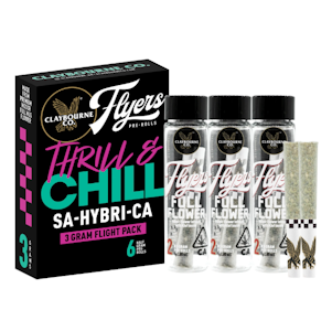 CLAYBOURNE CO. - Claybourne Co. - 6pk Full Flower Prerolls - Thrill and Chill