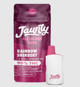 JAUNTY - Jaunty | Vape AIO | Rainbow Sherbert | 1.5g