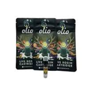 OLIO - Olio | Vape Cartridge | Live Rosin | Dulce de Fresa | 0.5g