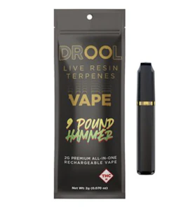 DROOL - Drool | 9 Pound Hammer Live Resin All-in-One Vape | 1g