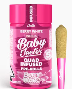 Baby Jeeter - Berry White .5G ROSIN Infused Pre-Rolls (5 Pack)