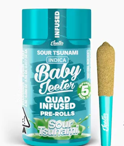 Jeeter - Baby Jeeter - Sour Tsunami .5G ROSIN Infused Pre-Rolls (5 Pack)