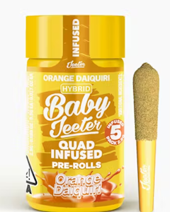JEETER - Baby Jeeter - Orange Daiquiri .5G ROSIN Infused Pre-Rolls (5 Pack)