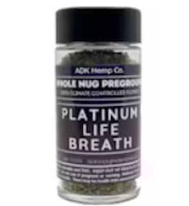 ADK Hemp Co - ADK Hemp Co | Ground Flower | Platinum Life Breath | 7G