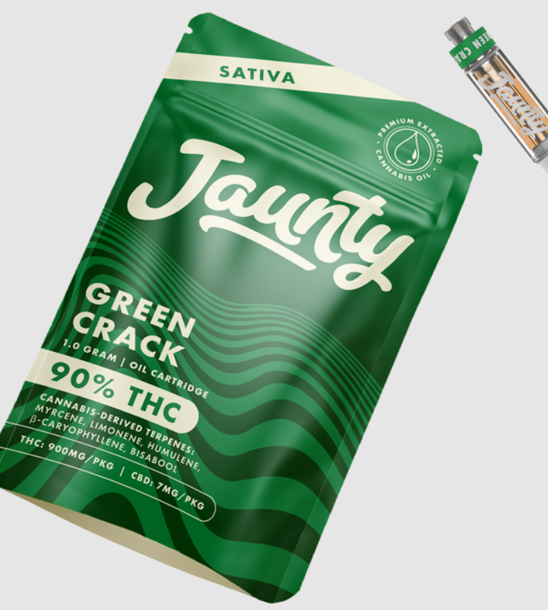 Jaunty | Vape Cartridge | Green Crack | 1g