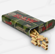 Raw | Camo Preforated Tips | 100-pack