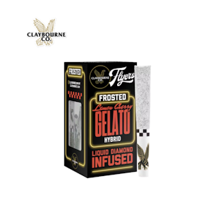 CLAYBOURNE CO. - [Claybourne Co.] Frosted Infused Preroll 5 Pack - 2.5g - Lemon Cherry Gelato (H)