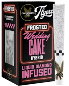 CLAYBOURNE CO. - [Claybourne Co.] Frosted Infused Preroll 5 Pack - 2.5g - Wedding Cake (H)