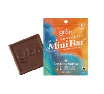 GRON - Gron | Edible | Mini Milk Chocolate | CBG | 1-piece | 100mg