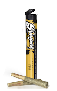 STINGERS - Platinum Garlic x GMO | Distillate & Terp Infused 2 x 0.5g Prerolls