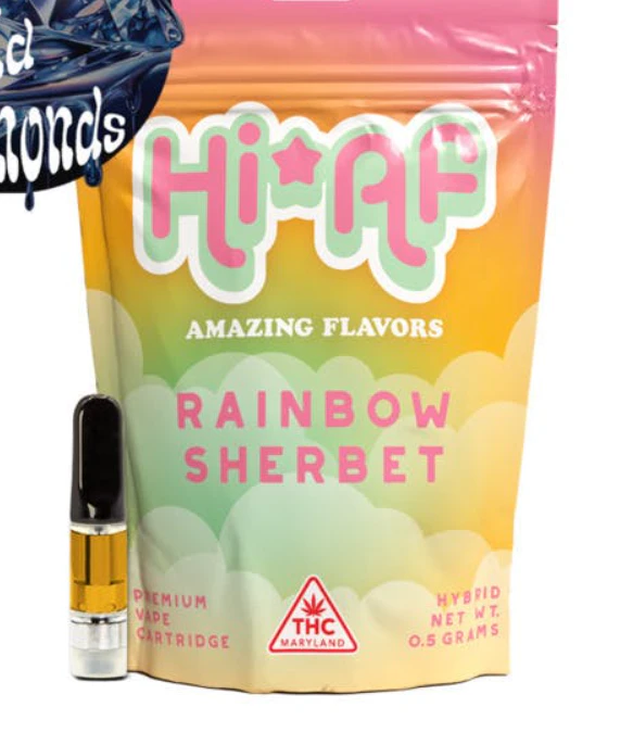 Hi*AF - Hi*AF | Vape Cartridge | Rainbow Sherbet | 0.5g Main Image