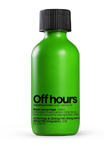 OFF HOURS - Off Hours | Edible | Beverage - Super Lemon Haze (Syrup) | 200mg
