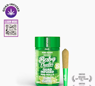 BABY JEETER - Infused Prerolls - Kiwi Kush - Quad Infused - 5PK - 2.5G