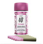 STIIIZY | Pink Acai | 40's Infused Pre-Roll 5pk | 2.5g