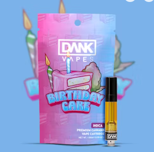 dank Vape - Dank Vapes- BIRTHDAY CAKE - 1G PREMIUM VAPE CARTRIDGE [ I ] THC%90.24