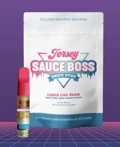 Jersey Sauce Boss | The Hive Live Resin Cartridge | 0.5g