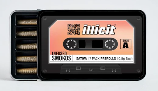 ILLICIT - Illicit | Pre-Roll | Joint - SMOKOS (infused-minis) Sativa | 3.5g, 7
