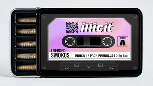 Illicit | Pre-Roll | Joint - SMOKOS (infused-minis) Indica | 3.5g, 7