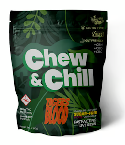 CHEW & CHILL - Chew & Chill | Edible | Gummies - Tigers Blood (Resin)  | 100mg, 10