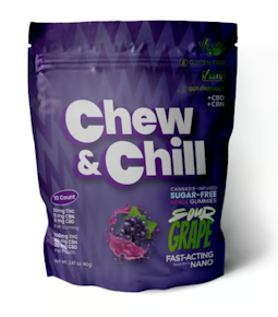 Chew & Chill | Edible | Gummies - Sour Grape (Resin) | 100mg, 10