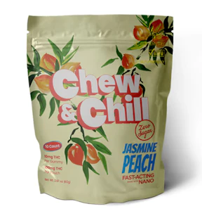 CHEW & CHILL - Chew & Chill | Edible | Gummies - Jasmine Peach (Resin) | 100mg, 10