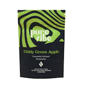 Pure Vibe Green Apple Gummies - Sativa