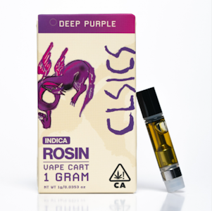 CLSICS - CLSICS Live Rosin Cart 1g Deep Purple