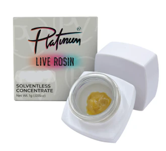 ABCDE Brands - Platinum Vape - Concentrate - Live Rosin - Wedding Cake - 1G