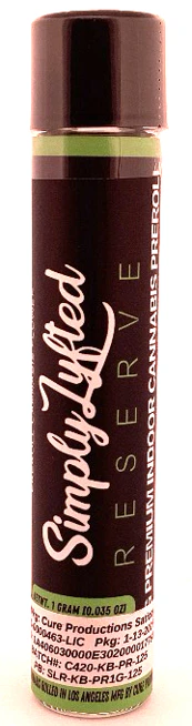 Simply Lyfted - Simply Lyfted Reserve - Strawberry Milkshake - 1g Pre-Roll Main Image