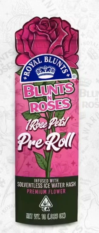 Royal Blunts - Blunts N Roses - Cookies N' Cream x Moroccan Peaches - Blunt - 1g Main Image
