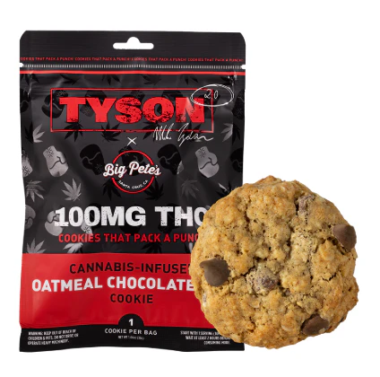 Big Pete's Treats - Big Pete's X Tyson 2.0 - Extra Strength 100mg - Indica Oatmeal Chocolate Chip Main Image