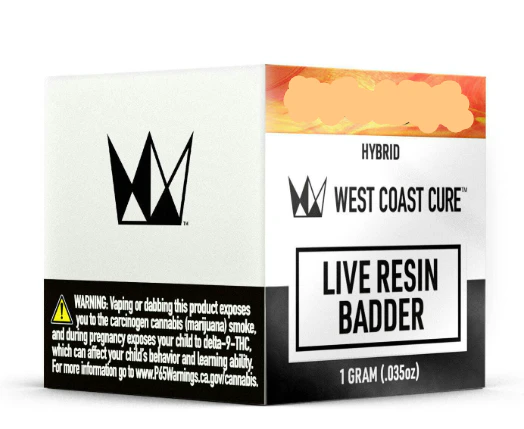 West Coast Cure - West Coast Cure - Concentrate - Badder - Georgia Z - 1G Main Image