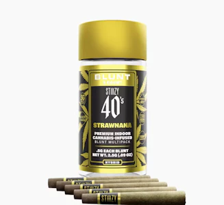 STIIIZY - Strawnana (H) | 5pc Mini Blunts | Stiiizy 40's